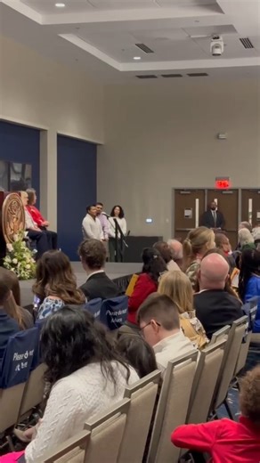 One hundred twenty of the newest citizens of the United States gathered on ETSU’s campus Tuesday to take their oath of citizenship. The citizens represented more than 50 different nationalities and all met the requirements to become US citizens. | WCYB
