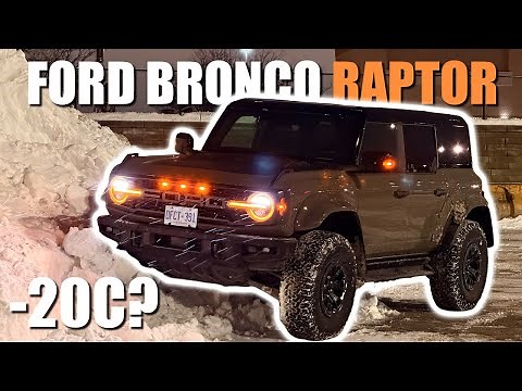 Winter Testing! | 2025 Ford Bronco Raptor Review