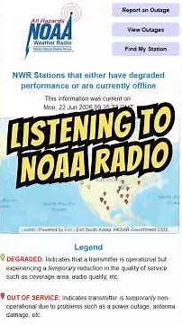 Listening to NOAA Radio