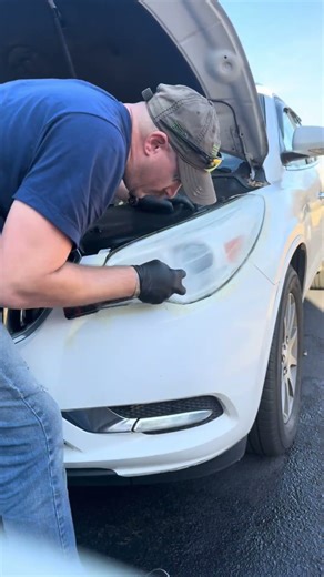 2016 Buick Enclave restored to like new. #liquidlenspro #headlightrestoration #greenvillesc