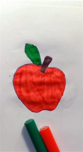 Shiny Red Apple 🍎✨