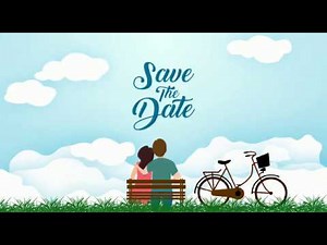 Save The Date Motion Graphics