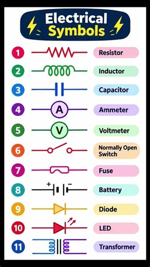 Electrical Symbols You Must Know ⚡