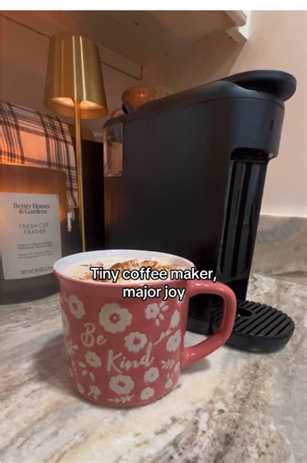 I’ve been loving the Keurig K-Mini Mate for quick, cozy coffee moments….no clutter, no fuss, just press and sip ☕️ #keurigminimate #coffeetok #coffeelovers #kitchenfinds #smallkitchenideas