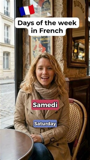 Days of the week in French #frenchvocabulary #frenchforbeginners #frenchlanguage #learnfrench