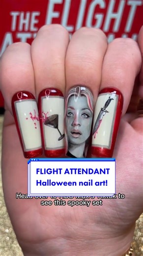 Creating Halloween Portrait Nail Art Inspired by Shows