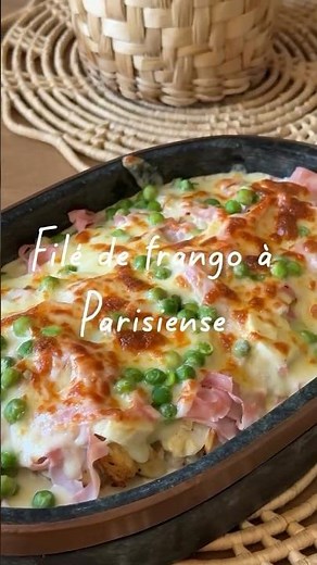 Peito de frango à parisiense #emagrecer #receitafit #receitasaudavel #dieta #lowcarb #receitasimples