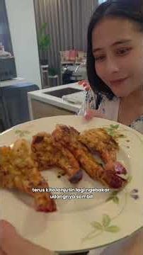 Masak udang bakar jimbaran! resepnya approved💯 #cooking #activity #prillylatuconsina
