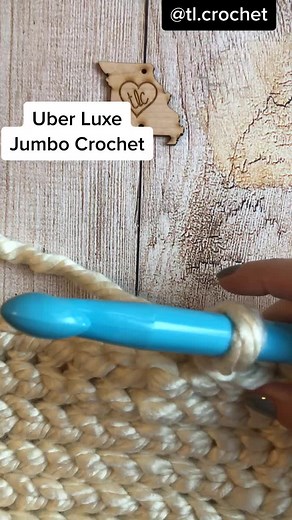 Crochet Big. #yarnpunk #jointhecrochetrevolution #tlcrochet #crochetersoftiktok #learntocrochet #slipstitch #crocheting #howtocrochet #crocheted #fyp