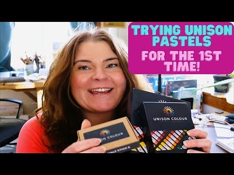 Unison Soft Pastels Review, Unboxing, And Pastel Painting Demonstration!