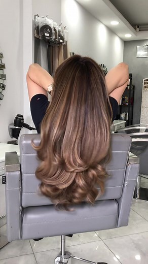Blended Honey Blonde Balayage with Long Layers