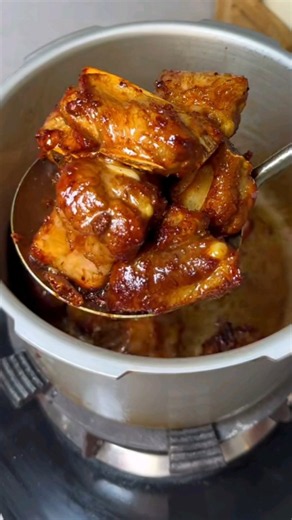 Sweet & Tangy Plum Pork Ribs in a Pressure Cooker | Fall-Off-the-Bone Delicious! #EasyDinner #Pork