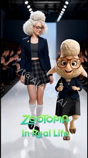 If Zootopia Was Real Life 🦊🐰✨ #zootopia #humanversion #design