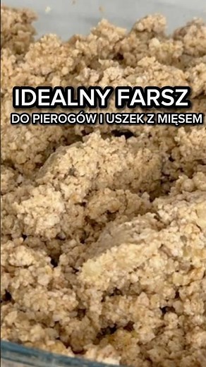 👵 Najlepszy farsz mięsny do pierogów, uszek, krokietów, naleśników i pasztecików! 🥟 #shorts #farsz