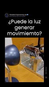 La luz también puede mover cosas. 🌞⚙️ No es magia: es física aplicada. Una celda solar convierte luz en electricidad, esa energía viaja a una bobina y la bobina interactúa con un imán. Resultado: movimiento real a partir de luz. Este mismo principio está dentro de: • Motores eléctricos • Robots industriales • Actuadores automáticos • Propulsión solar en satélites Lo increíble es que todo empieza con algo tan simple como encender y apagar una lámpara. 👉 Si tuvieras que usar este principio, ¿en 