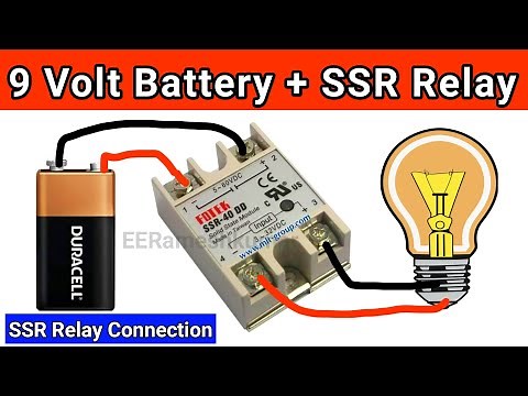 How to Connection SSR Relay with Load | SSR Relay Connection | Solid State Relay wiring connection
