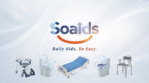 Soaids Medical Alternating Air Pressure Mattress for Bed Sores Relief with Quiet Pump, Durable Pads for Seniors Bedridden Patients, Home or Hospital