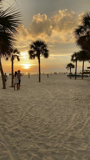 Enjoying a Sunset Stroll on Crescent Beach Siesta Key