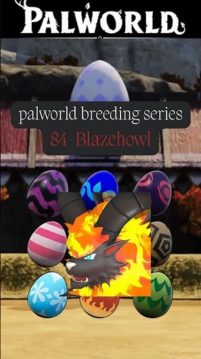 Blazehowl breeding | full palworld breeding series #palworld #breeding #pals