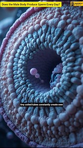 Does the male body really produce sperm every day? In this short medical animation, we explain how sperm are made inside the testicles, the process of spermatogenesis, how long sperm take to mature (64–74 days), and what happens if they are not released. This educational 3D anatomy video breaks down daily sperm production in a simple and scientific way. Perfect for students, health learners, and anyone curious about the male reproductive system. Subscribe to Anatomy AI Official for more realisti