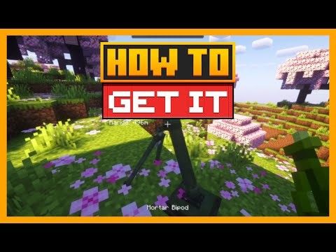 HOW TO USE mortars in MINECRAFT with SUPERB WARFARE