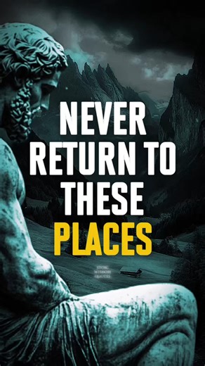 Stoic Wisdom Quotes on Instagram: "Never Go Back to Places That Broke You | Stoicism Never go back to places that broke you. Here are 4 places you should never return to if you want peace, strength, and self-respect. Walking away isn’t losing — it’s choosing yourself. 🔔 Follow for more Stoic wisdom. #stoicwisdomquotes #stoicism #selfrespect #motivation #mindset"