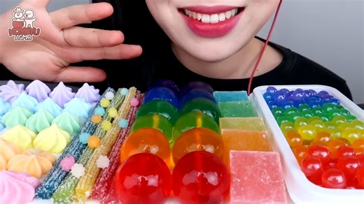 【 Hongyu 】各式各样彩虹色糖果ASMR~