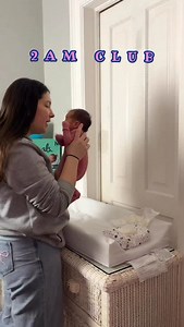 Up… again. Up… again. Up… again. Feed. Burp. Diaper. Repeat. Sleep? What’s that? The 2 AM club is real life right now. 😴💛 Who else is still awake with their newborn, surviving the endless night loop? #newborn #newbornsleep #newbornnights #rawmotherhood #momreality | The Real Home of Izzy