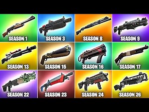 Evolution of All Fortnite Shotguns (Chapter 1 Season 1 - Chapter 4 Season 4)