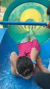 Waterpark waterslides montage #shorts