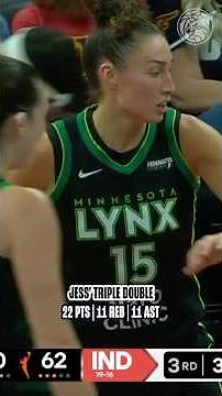 second triple double in Lynx history. fastest triple double in WNBA history at the time. 🔥