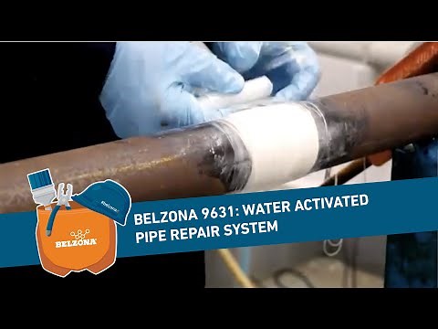Water Activated pipe wrap for leaks [Belzona 9631]