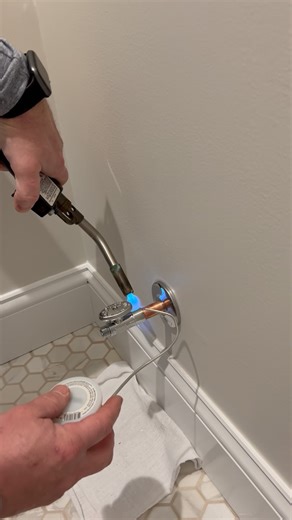 Justin Metzler on Instagram: "Kohler toilet and shut-off valve installation. Try to ignore the straight valve, it’s what I had in my stash of parts. You hardly see it anyway. And the toilet doesn’t know the difference. #plumbing #diy #kohler #renovation"