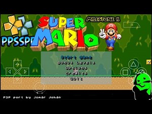 Super Mario MileStone 2 PPSSPP Emulator Gameplay