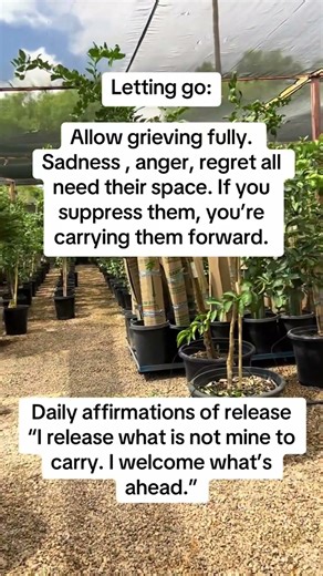 Replace the void with something nourishing