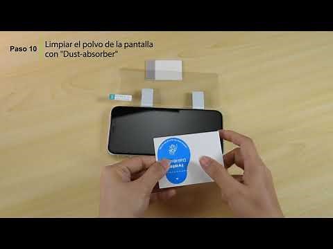 El video detallado es para la instalación del protector de pantalla iVoler