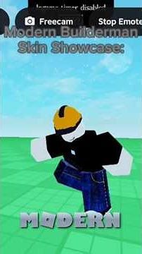 Modern Builderman Skin Showcase Forsaken (Spam at the end) (Pt.21) #forsaken #riteytbvn #builderman