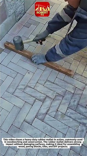 Powerful Rubber Mallet Test | Heavy Duty Dead Blow Hammer for Woodworking & Construction