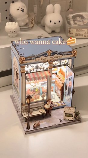 1.8K views · 26 reactions | would you like some cake? #cutebee #diy #miniature #craft | Cutebee | Facebook