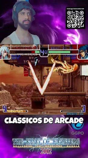 LEONA PEGOU NO V LINDAMENTE HUEHUE | KOF 2002 PLUS #kof #streetfighter #shorts