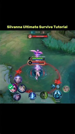 who mage Can Survive Silvanna Ultimate Tutorial #mobilelegends #mlbb #tutorialmlbb