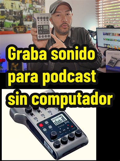 🎙️ Graba tu podcast MULTIPISTA sin computador 🎙️ La Zoom PodTrak P4 es perfecta si quieres grabar hasta 4 micrófonos en pistas independientes, directamente en tarjeta SD y sin necesidad de computador. Ideal para podcasts presenciales, entrevistas, grabaciones en exteriores o estudios móviles 🔥 Cada voz queda en su propia pista para que luego puedas editar con total control y calidad profesional 🎧 Compacta, portátil y lista para grabar donde quieras. 👉 Pídeme el enlace de compra y cómprala d