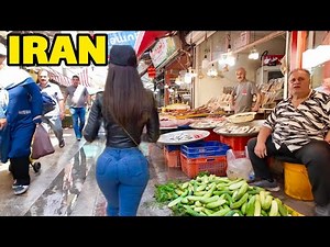 🇮🇷 Walking Tour of the most beautiful local market in Iran in Rasht city