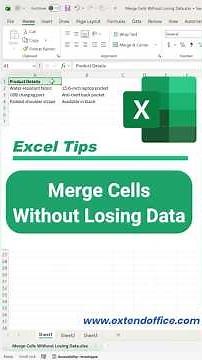 Combine Multiple Cells into One Cell in Excel Without Losing Data