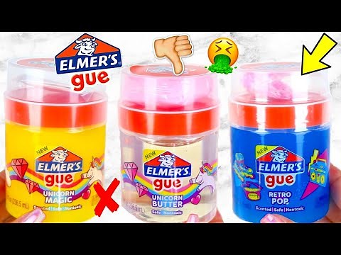NEW Elmer's Slime Review! Are They Worth It?!?