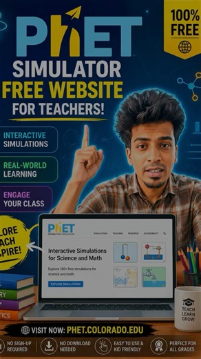 PhET simulator #free #science #website #forteachers #instagram #arduino #experiements #teacherlife