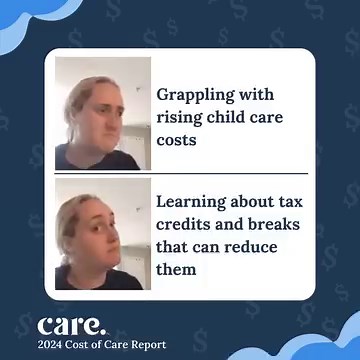 If you’re confused by the Child and Dependent Care Tax Credit, Child Tax Credit, and Additional Child Tax Credit, don’t stress. We’ve got you. 🙌 Tap the link for a full breakdown that includes how they can help offset the high cost of care. http://spr.ly/6182VylXm | Care.com