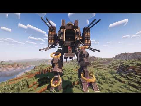 Minecraft Create mod-Robot🤖||Create-mod⚙️||(r/Createmod)