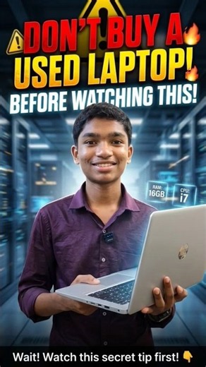 DON’T Buy a Used Laptop Until You Do THIS! 💻🛑 #shorts #trending #viral