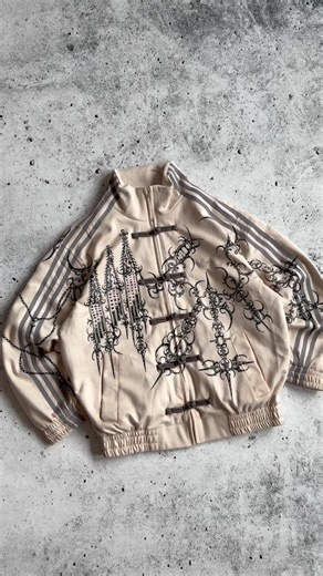 Adidas cybersigilism cathedral custom chinese jacket